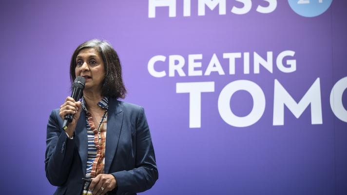 Healthdirect's Dr Nirvana Luckraj at HIMSS24 APAC