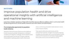 Integrate clinical and external data to improve population health