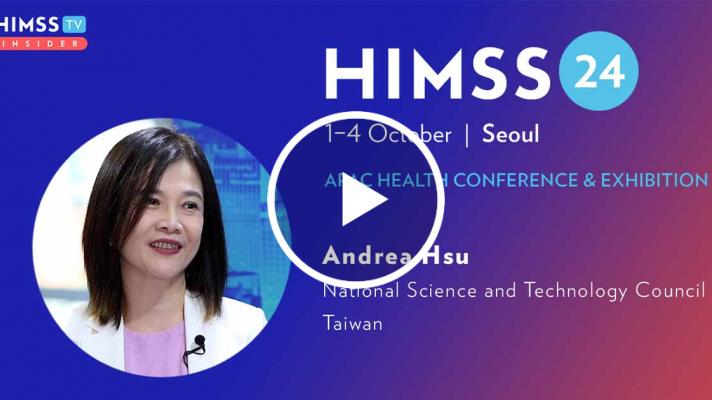 Andrea Hsu at National Science and Technology Council_HIMSS24 APAC