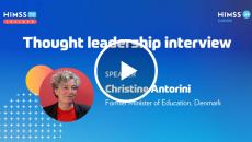 Christine Antorini former Denmark minister of education_HIMSS24 Europe