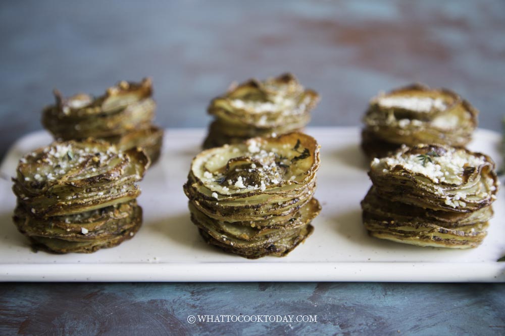 Easy Muffin Pan Crispy Potato Stacks