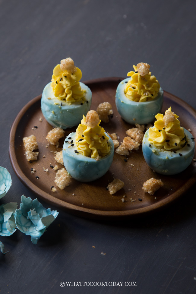 How To Make Marbled Deviled Tea Eggs (in 5 Simple Steps)