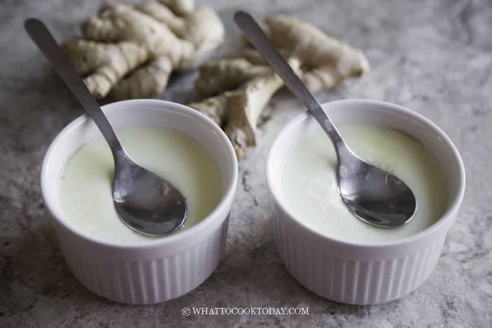 How To Make Ginger Milk Curd/Pudding