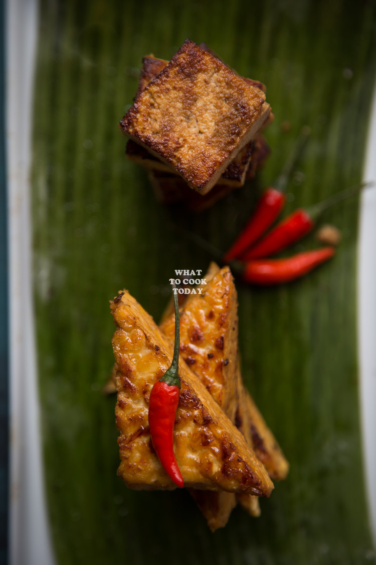 Tahu dan Tempe Bacem (Braised Spiced Tofu and Tempeh)