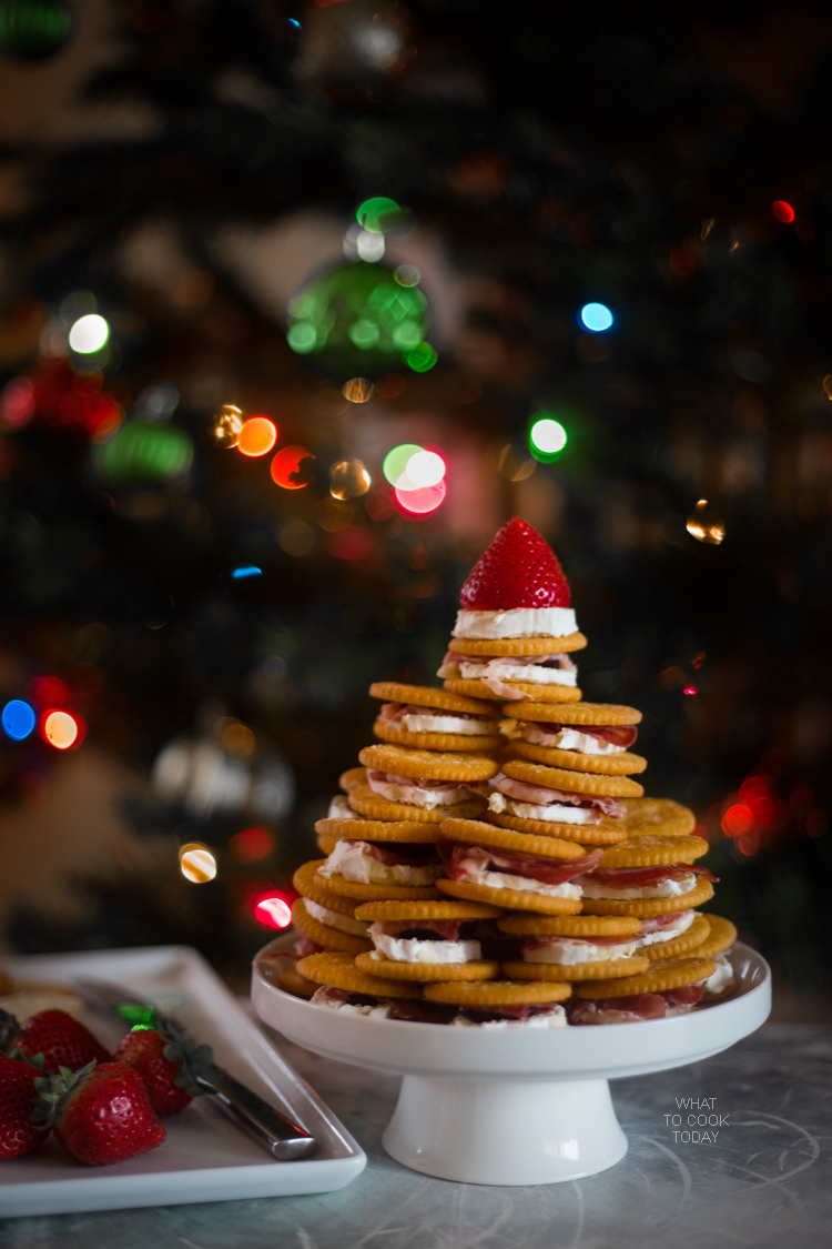 Brie prosciutto cranberries RITZ tree #HolidayRITZ #ad
