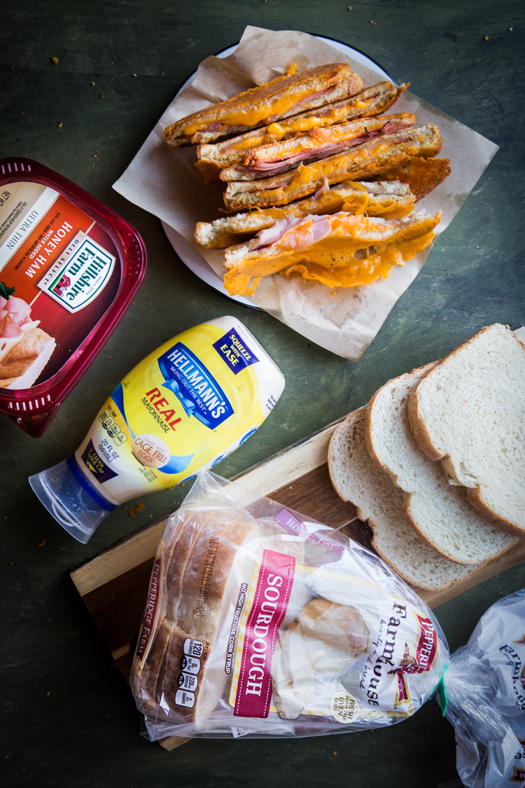 Epic Sourdough Grilled Ham and Cheese Sandwich #SandwichWithTheBest #ad