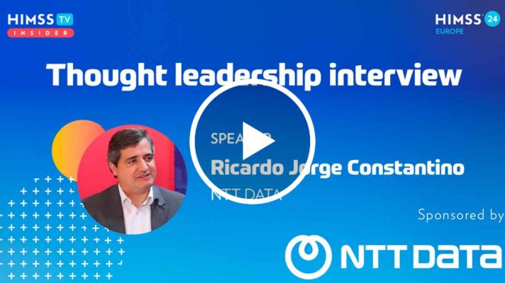 Ricardo Jorge Constantino at NTT DATA_HIMSS24 Europe