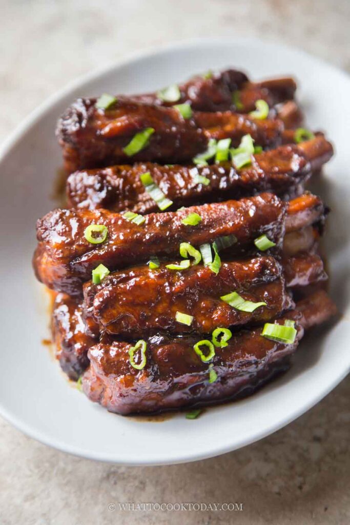 Instant Pot Chinese Sweet and Sour Pork Ribs (Tang Cu Pai Gu)