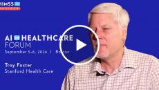 Troy Foster at Stanford Health Care_AI in Healthcare Forum 2024 