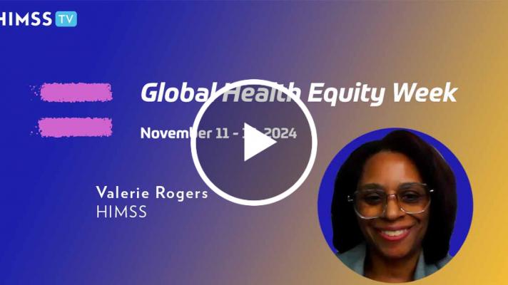 Valerie Rogers at HIMSS_Global Health Equity Week 2024