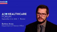 Zachary Arose at the Dayton VA Medical Center_AI in Healthcare Forum 2024